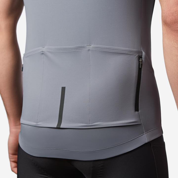 Produktbild Van rysel Rennrad Fahrradtrikot Sommer kurzarm Herren Slimfit Endurance 2 grau (XXL)