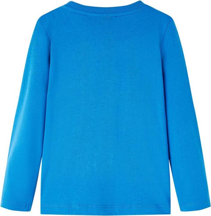 Actual product image VidaXL Children's long-sleeved shirt cobalt blue 104,Material: 100 (104)
