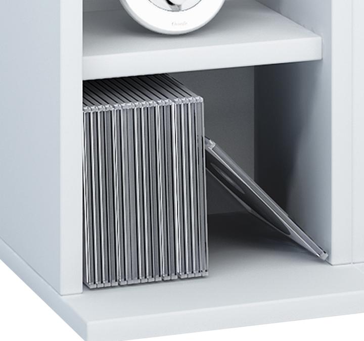 Image du produit VCM Bois CD DVD Stand Étagère Milano (42 x 20 x 92 cm)