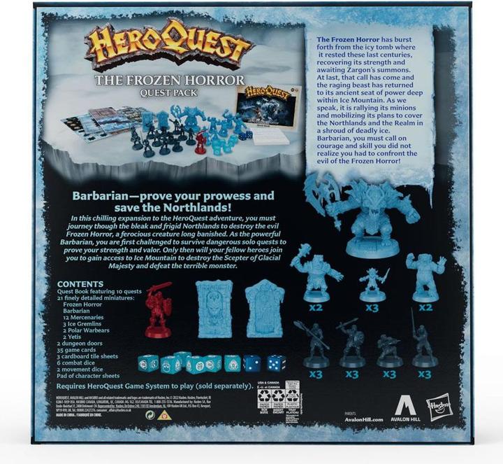 Actual product image Hasbro HeroQuest - Expansion - Frozen Horror (HABF5815UU0) (English)