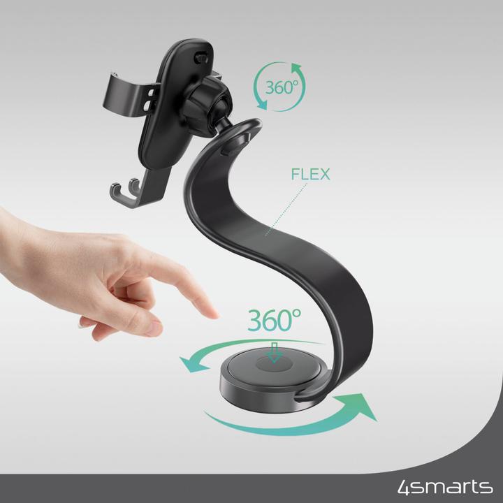 Immagine prodotto 4smarts Staffa Grabber Flex grigio / nero
