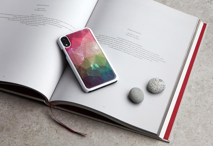 Actual product image Ikins SmartPhone case iPhone XR water flower white (Apple iPhone XR)