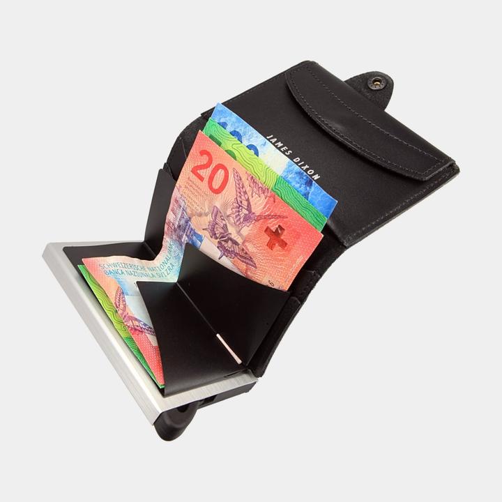 Image du produit James Dixon Botón One - Black/Silver Switzerland - Porte-monnaie