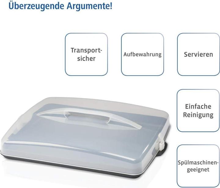 Produktbild Xavax Kuchen-Transportbox Blechkuchen-Transportbox