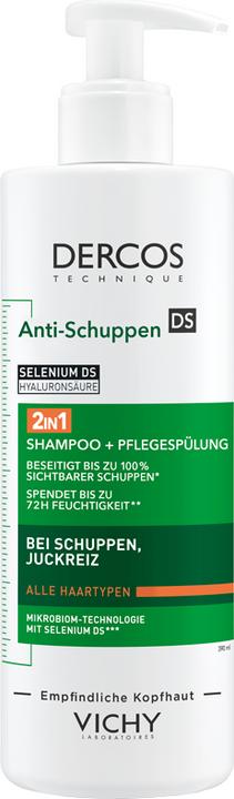 Vichy Dercos 2in1 Anti-Schuppen (390 ml, Flüssiges Shampoo)