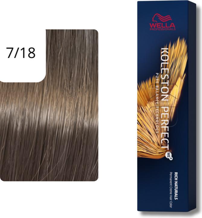 Immagine prodotto Wella Koleston - Rich Naturals 7/18 biondo medio cenere perla (7/18 biondo medio frassino perla)