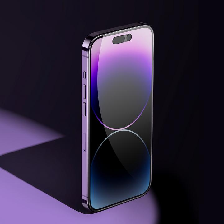 Image du produit Baseus 0.3mm Full-Coverage Privacy Protection Crystal Tempered Glass Screen Protector with Dust Filter for (1 pièce(s), Apple iPhone XS Max)