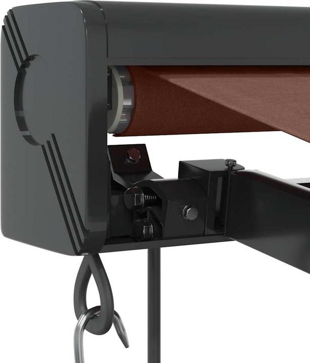 Actual product image VidaXL Markise Gelenkarmmarkise Sonnenmarkise Automatisch Braun 300x250cm (3 m)