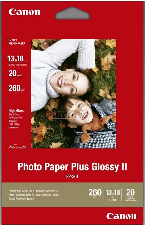 Produktbild Canon PP-201 Plus Glossy II (260 g/m², 13 x 18 cm, 20 x)