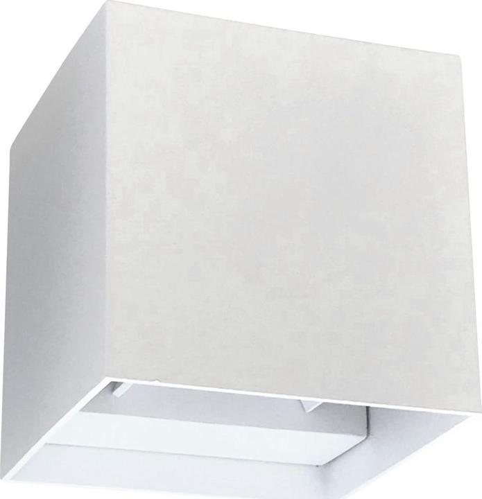 Produktbild Z-Licht Wandleuchte Würfel LED 10W weiss IP65 (1000 lm)
