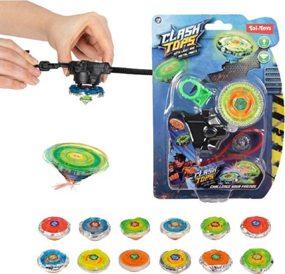 Actual product image Sombo Assorted metal spinning tops