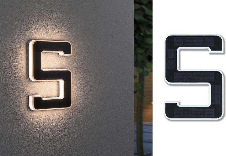 Actual product image Paulmann Solar house number (20 lm, IP44)