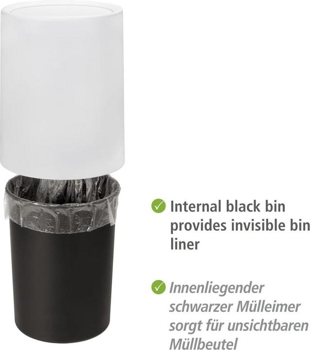 Image du produit Wenko Poubelle à couvercle basculant Atri (6 l)