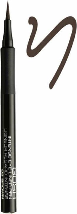 Gosh INTENSE eyeliner pen #03-brown 1,2 gr (03 Brown)