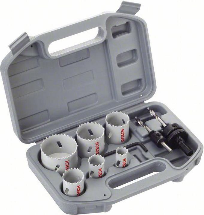 Bosch Professional Zubehör Lochsägen-Set (24, 27, 32, 35, 40, 52 mm)