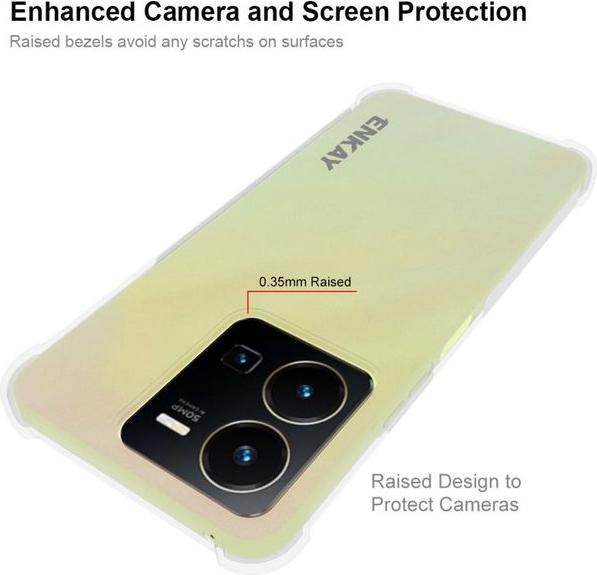 Actual product image Enkay Air-Cushion Case Series Softcase (Vivo Y35)