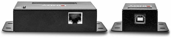 Produktbild Lindy USB 2.0 Cat.5 Extender 50m Power over RJ45 4 Port (USB-A, 4 Ports)