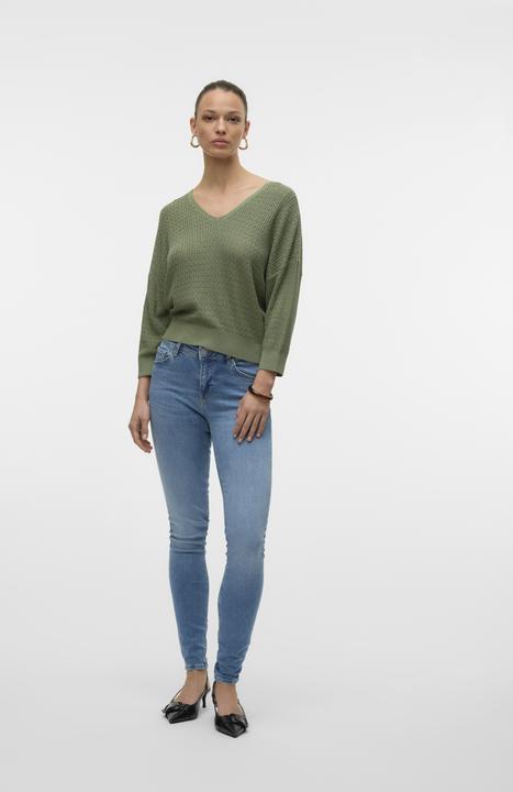 Produktbild Vero Moda VMLUX Mid Rise Slim Fit Jeans Slim Fit Jeans (32)