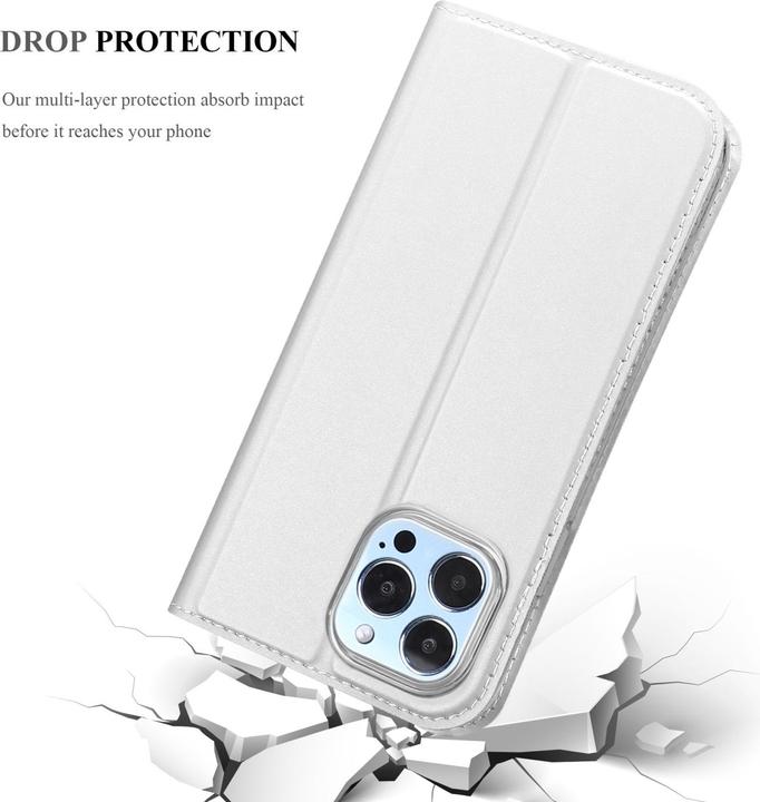 Produktbild Cadorabo Classy Book Hülle (Apple iPhone 13 Pro)