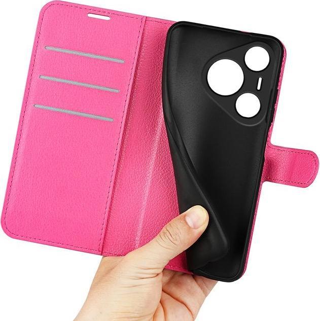 Produktbild MU Classic Litchi Leder Bookcover Series (Honor 70 Pro)