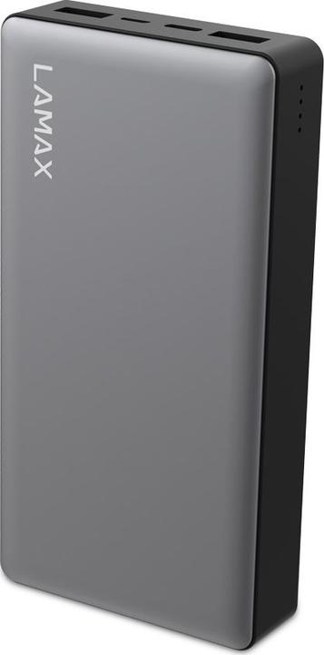 Actual product image Lamax LM15000FC Powerbank Lithium Polymer (LiPo) 15000 mAh Grey (15000 mAh, 55.50 Wh)