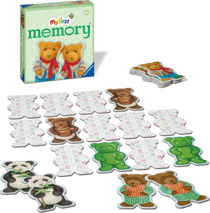 Actual product image Ravensburger RAV My first memory® Teddies 22376 (German, Spanish, French, Dutch, Japanese, Italian, Portuguese, English)