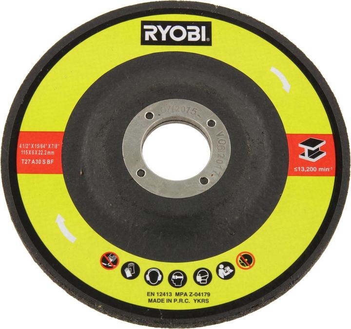 Actual product image Ryobi R180ag-0 (115 mm)