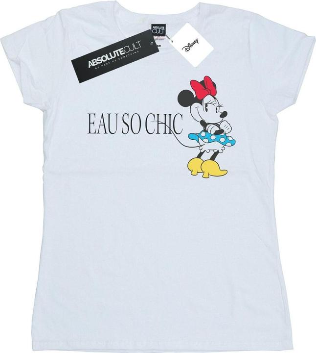 Actual product image Disney Womens/Ladies Minnie Mouse Eau So Chic Cotton T-Shirt (XL)