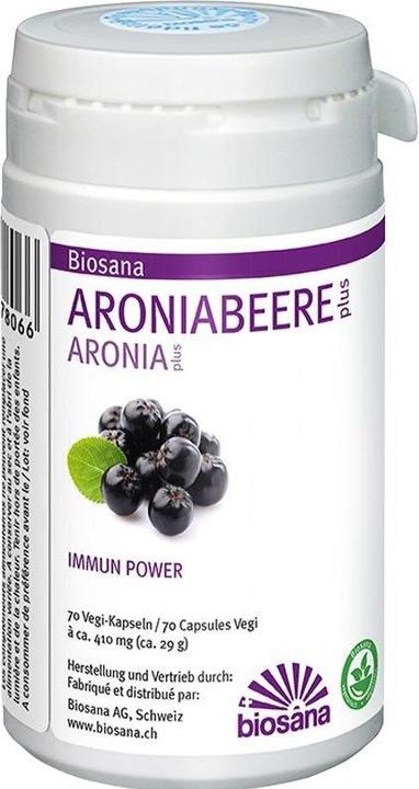 Immagine prodotto Biosana Aroniabeere Plus (70 Pezzo/i, Pillole, 28 g)
