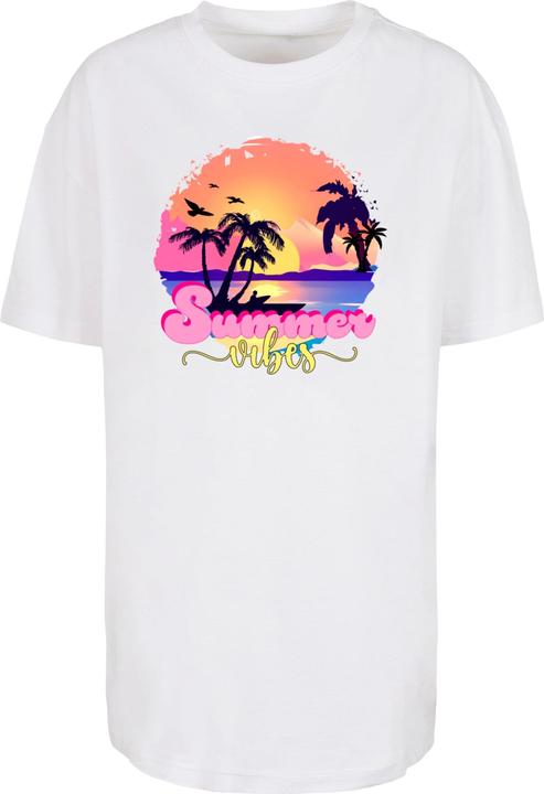 Produktbild Merchcode Ladies Summer Vibes Sunset Oversized Boyfriend Tee - 118413 (XXL)