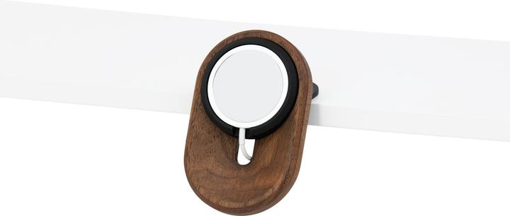 Produktbild Oakywood MagSafe iPhone Desk Shelf Mount - Multifunktionale iPhone-Halterung - am Regal montiert - Walnuss -