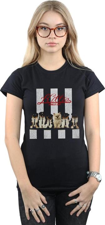 Actual product image Blondie Womens/Ladies Kitty Purrallel Lines Cotton T-Shirt (L)