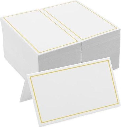 Produktbild MU Style Tischkarten Hochzeit 10x10 cm (50er Set)
