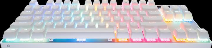 Actual product image SteelSeries Apex Pro TKL Gen 3 Weiss DE (DE, Cable, Wireless)