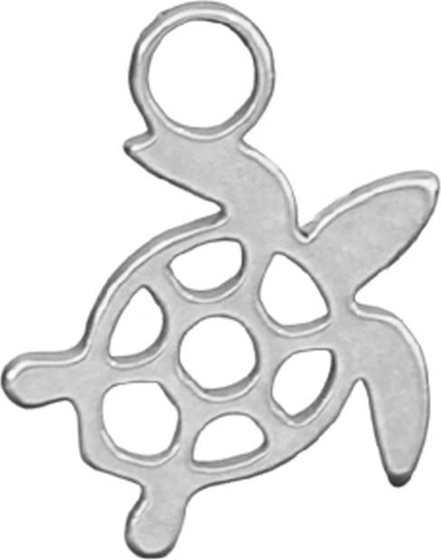 Produktbild Star Piercing Anhänger silber Schildkröte (ohne Messing, Chirurgenstahl 316L)