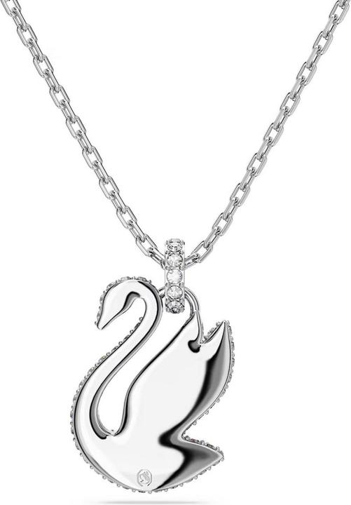 Produktbild Swarovski Iconic Swan Halskette Schwan Mittel Weiss (Swarovski Metall, 42 - 47 cm)