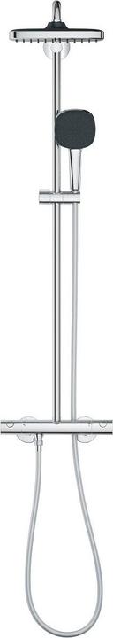 Productafbeelding Grohe Vitalio Comfort 250 Cube douchesysteem met thermostatische mengkraan en Vitalio Comfort 110