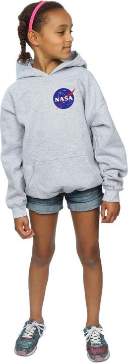 Immagine prodotto Nasa Classic Insignia Chest Logo Felpa con Cappuccio Ragazze (140, 146)