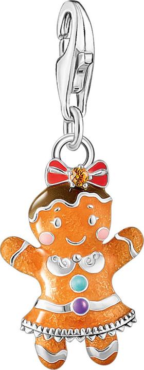 Produktbild Thomas Sabo Lebkuchen Mädchen Charm Silber (925er Silber, Emaille)