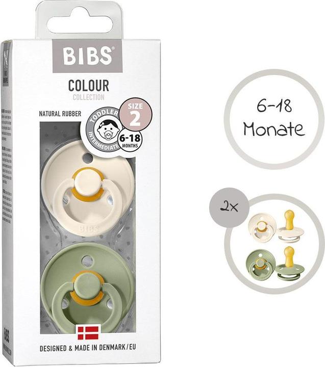 Immagine prodotto Bibs Ciuccio colorato (2 x, 6 - 12 M.)