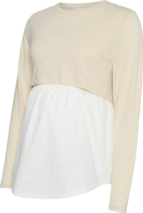 Mamalicious Normal geschnitten Rundhals Top Bluse