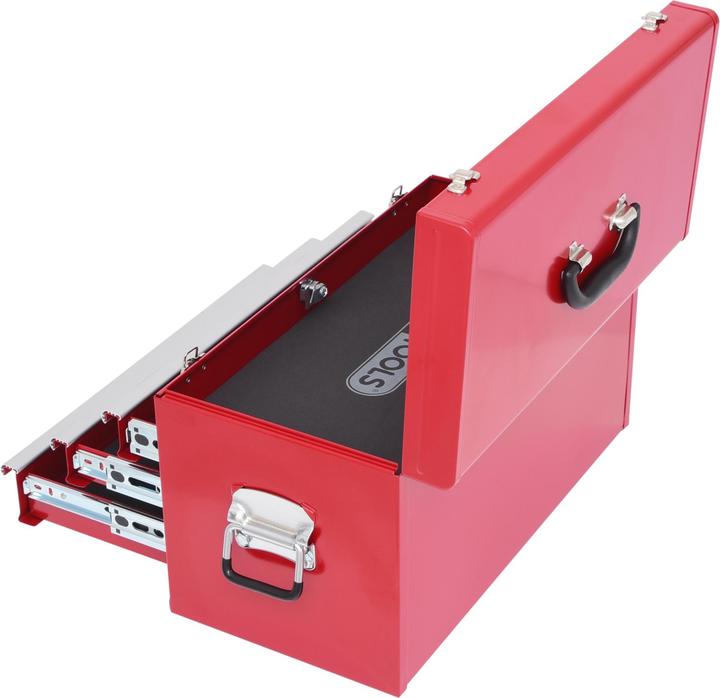 Produktbild KS Tools Werkzeugtruhe mit 3 Schubladen, LxBxH 520x260x302 mm, rot (3 x)