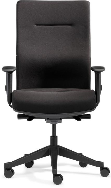 Actual product image Sitwell Ergo-Office swivel disc chair black with armrests