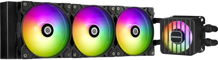 Produktbild Enermax LIQMAXFLO 360mm CPU AIO Flüssigkeitskühler - Xtreme Doppelkammerpumpe- VRM Wasserblock ARGB