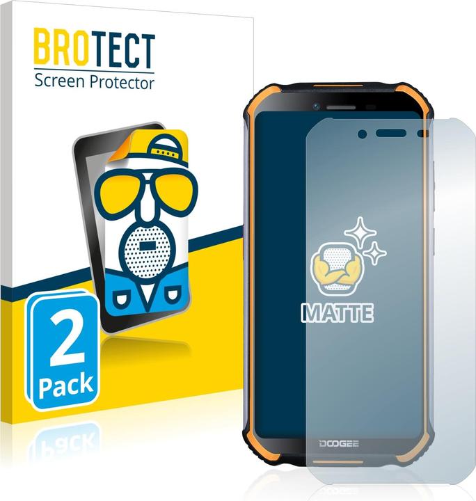 Produktbild BROTECT Entspiegelungs-Schutzfolie Displayschutz Matt (2 Stück, Doogee S40 Pro)