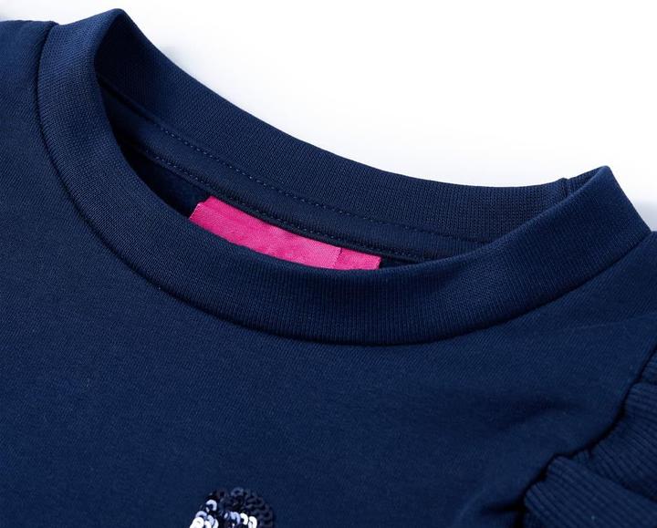Immagine prodotto VidaXL Felpa da bambino blu navy 128,Materiale: 95 % cotone. 5 (128)