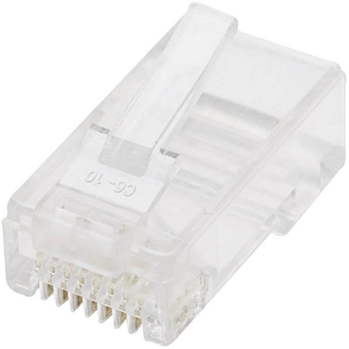 Intellinet RJ45 plug 100 pack Cat.6 (Network cable plug)