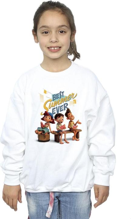 Actual product image Disney Girls Luca Best Summer Ever Sweatshirt (140, 146)
