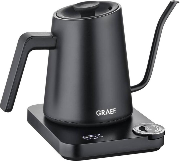 Actual product image Graef GK502EU Kettle Overheat protection Black (matt) (0.90 l, EU plug)