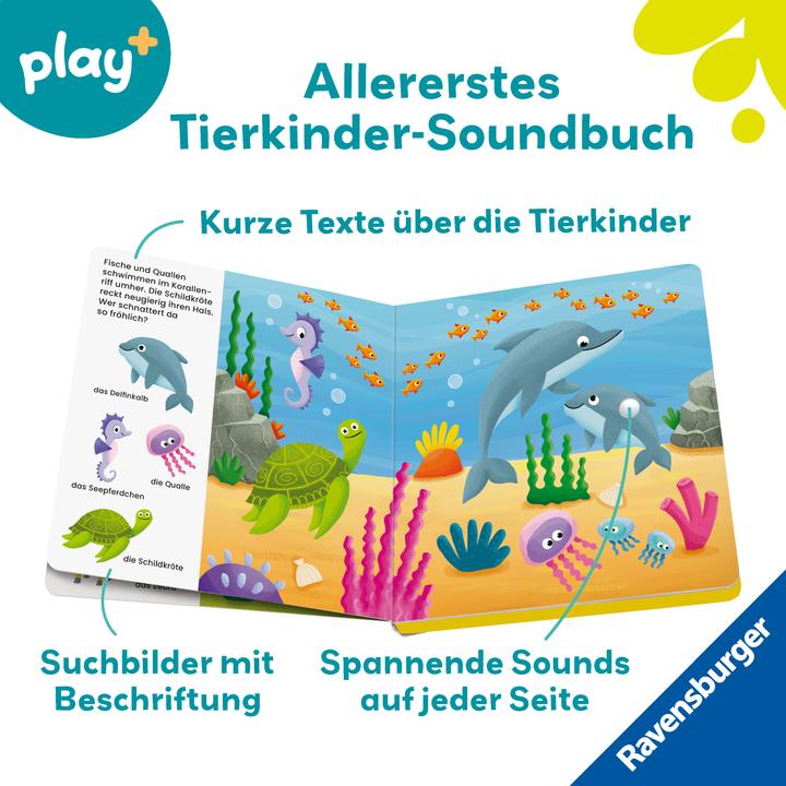 Actual product image Ravensburger Play+ My very first sound book: baby animals (German)